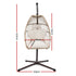 Gardeon Outdoor Egg Chair with Stand & Cushion Cream