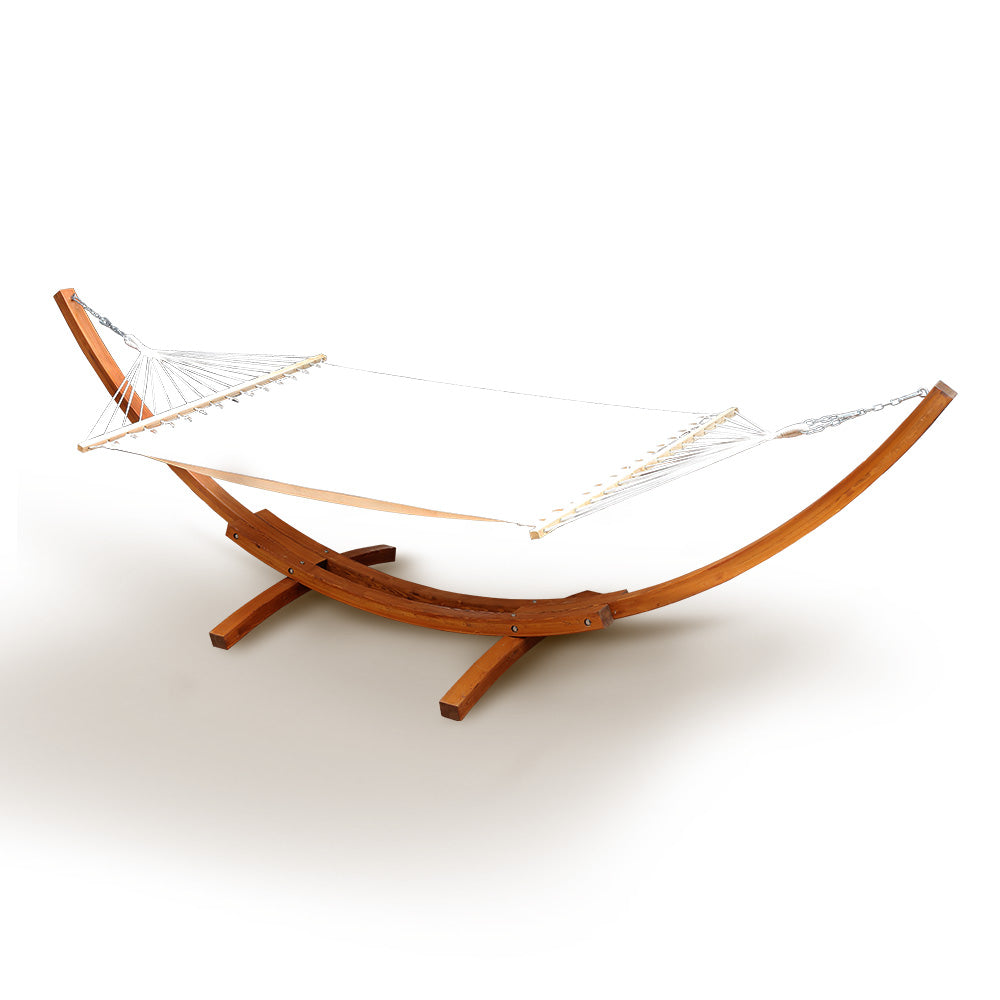 Gardeon Outdoor Hammock with Wood Stand