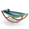 Gardeon Outdoor Kids Rocking Hammock with Wood Stand