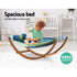 Gardeon Outdoor Kids Rocking Hammock with Wood Stand