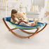 Gardeon Outdoor Kids Rocking Hammock with Wood Stand