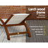 Gardeon Wooden Sun Lounger