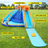 AirMyFun Kids Water Park with Double Slide and Climbing Wall