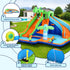 AirMyFun Kids Inflatable Pool Double Slide Jumping Castle