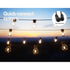 Solar Festoon Lights Standard 50m Kit