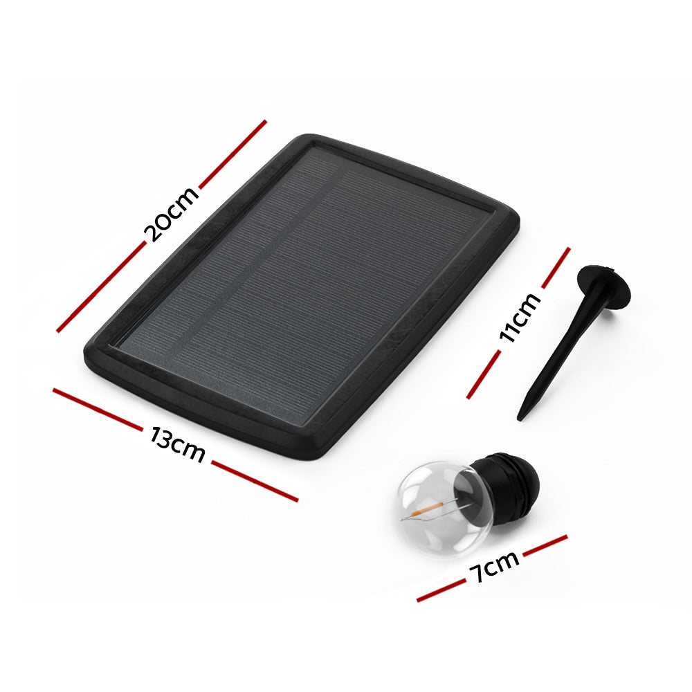 Solar Festoon Lights 45mm Round 23m Kit