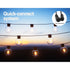 Solar Festoon Lights 80mm Round 41m Kit