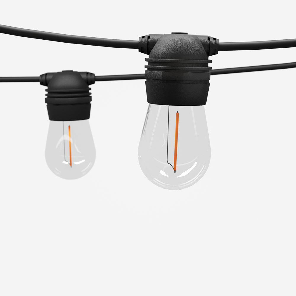 Solar Festoon Lights 50m Kit