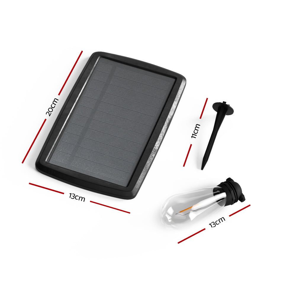 Solar Festoon Lights Edison 17m Kit