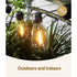 Solar Festoon Lights Edison 17m Kit