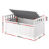 Gardeon Outdoor Wooden Storage Bench Box White