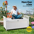Gardeon Outdoor Wooden Storage Bench Box White