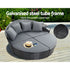 Gardeon Outdoor Daybed Sun Lounge Black