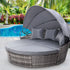 Gardeon Outdoor Daybed Sun Lounge Grey