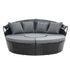 Gardeon Outdoor Daybed Sun Lounge Set Black