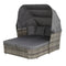 Gardeon Outdoor Daybed Sun Lounge Sofa Grey