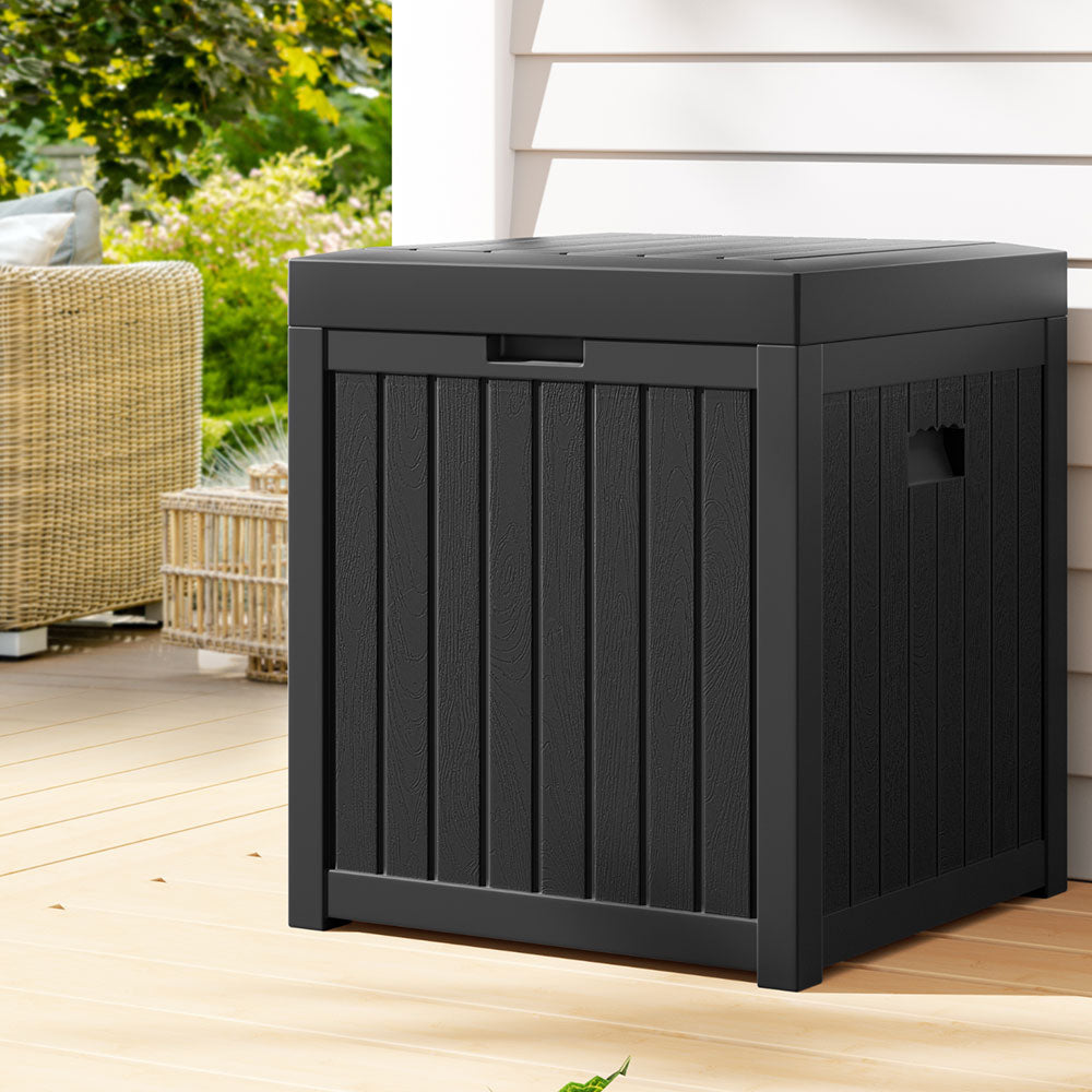 Outdoor Storage Box 195L Black