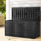 Lockable Outdoor Storage Box 290L Black
