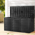 Lockable Outdoor Storage Box 290L Black