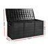 Lockable Outdoor Storage Box 290L Black