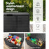 Lockable Outdoor Storage Box 290L Black