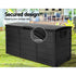 Lockable Outdoor Storage Box 290L Black