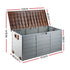 Lockable Outdoor Storage Box 290L Grey/Brown