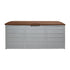 Lockable Outdoor Storage Box 290L Grey/Brown