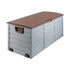 Lockable Outdoor Storage Box 290L Grey/Brown