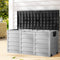 Lockable Outdoor Storage Box 290L Grey/Black
