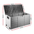Lockable Outdoor Storage Box 290L Grey/Black