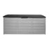 Lockable Outdoor Storage Box 290L Grey/Black