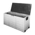 Lockable Outdoor Storage Box 290L Grey/Black