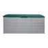 Lockable Outdoor Storage Box 290L Grey/Green