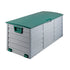 Lockable Outdoor Storage Box 290L Grey/Green