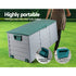 Lockable Outdoor Storage Box 290L Grey/Green