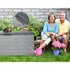 Lockable Outdoor Storage Box 290L Grey