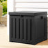 Gardeon Outdoor Storage Box 80L Black