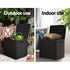 Lockable Outdoor Storage Box 118L Black