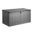 Lockable Outdoor Storage Box 190L Grey/Black