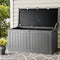 Lockable Outdoor Storage Box 190L Grey/Black