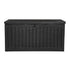Lockable Outdoor Storage Box 270L Black