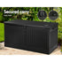 Lockable Outdoor Storage Box 270L Black