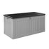 Lockable Outdoor Storage Box 270L Grey/Black