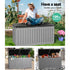 Lockable Outdoor Storage Box 270L Grey/Black