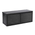 Lockable Outdoor Storage Box 390L Black