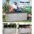 Lockable Outdoor Storage Box 390L Grey/Black