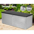 Lockable Outdoor Storage Box 390L Grey/Black