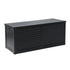 Lockable Outdoor Storage Box 490L Black