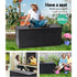 Lockable Outdoor Storage Box 490L Black